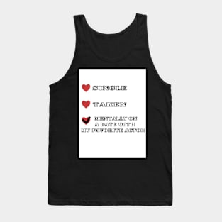 Funny Date : Mentally On A Date With My Favorite Actor Tank Top